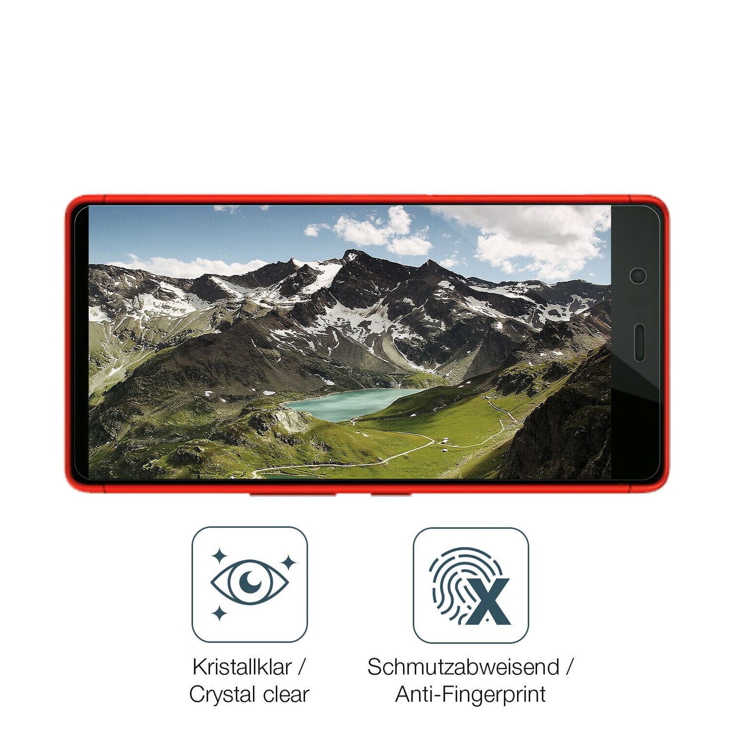 Flexible TPU-Folie passend zugeschnitten für Fujitsu Arrows Be F-05J, vollständige Abdeckung