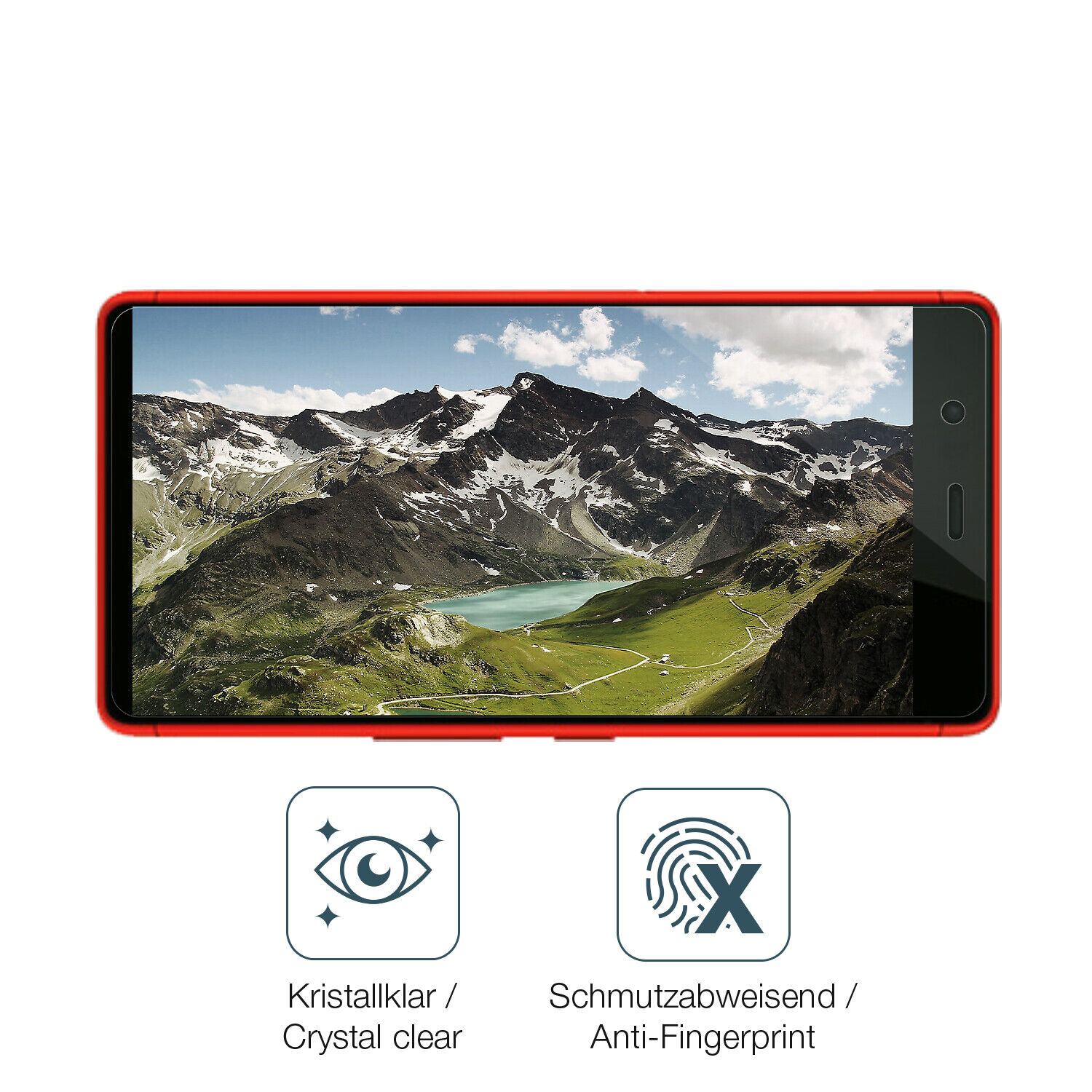 Flexible TPU-Folie passend zugeschnitten für Fujitsu Arrows Be F-05J, vollständige Abdeckung