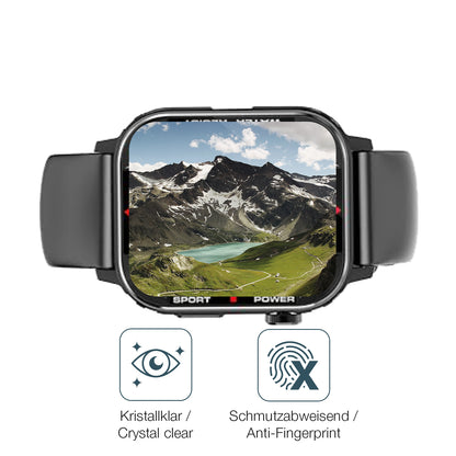 Flexible TPU-Folie passend zugeschnitten für G96 Smartwatch, vollständige Abdeckung