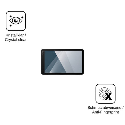2x Screen Protector for Garmin CamperCam 795 Flexible Glass 9H dipos