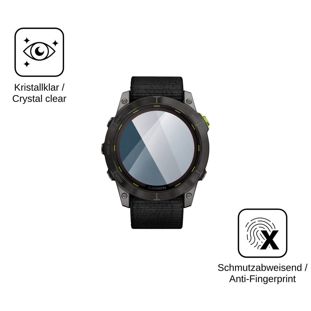 2x Screen Protector for Garmin Enduro 2 Flexible Glass 9H dipos