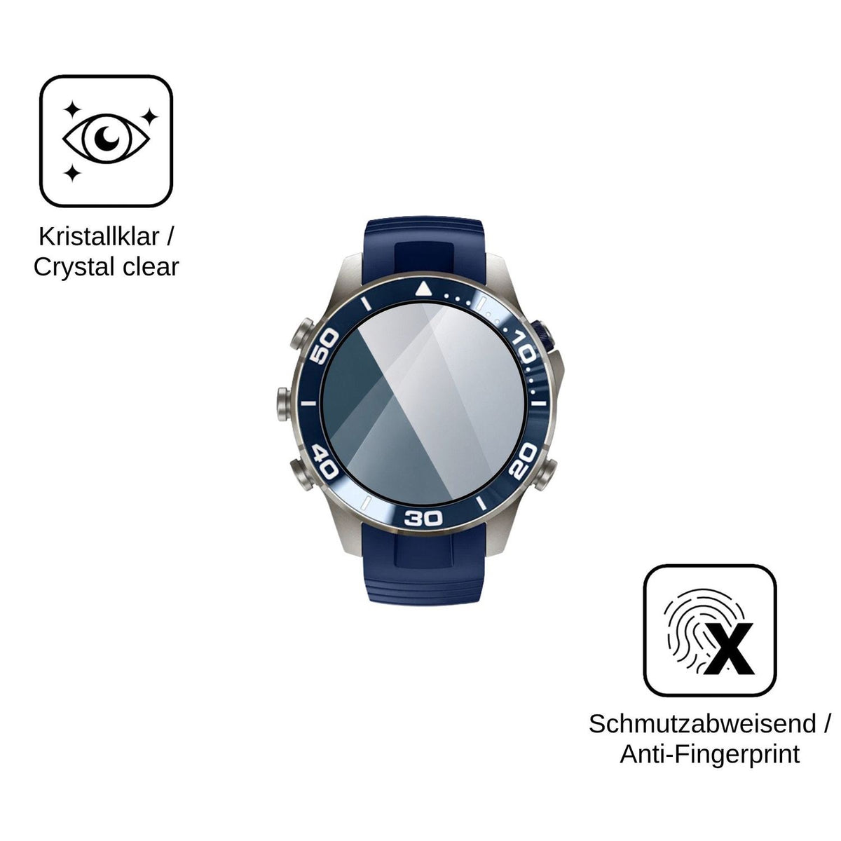 2x Screen Protector for Garmin MARQ Diver Flexible Glass 9H dipos