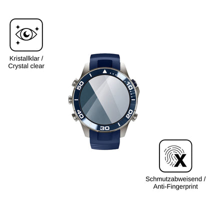 2x Screen Protector for Garmin MARQ Diver Flexible Glass 9H dipos