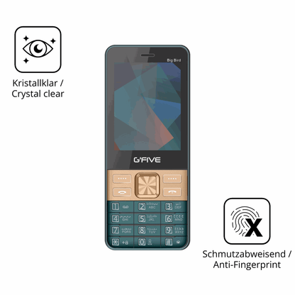 Flexible TPU-Folie passend zugeschnitten für GFive Big Bird New, vollständige Abdeckung