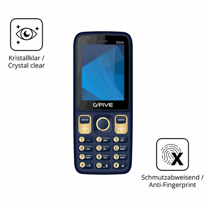 Flexible TPU-Folie passend zugeschnitten für GFive Style New, vollständige Abdeckung