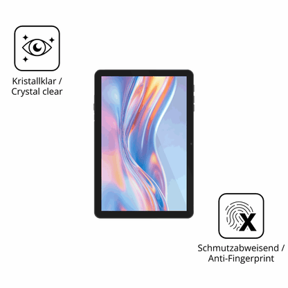 Flexible TPU-Folie passend zugeschnitten für Haehne ZLQ7 10 Zoll, vollständige Abdeckung