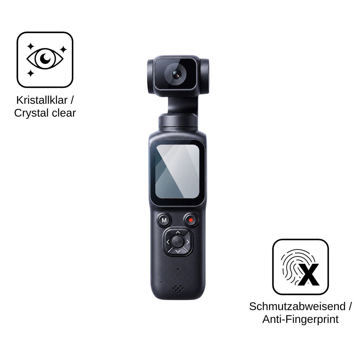 2x Screen Protector for heygocam Pgc-001 Flexible Glass 9H dipos
