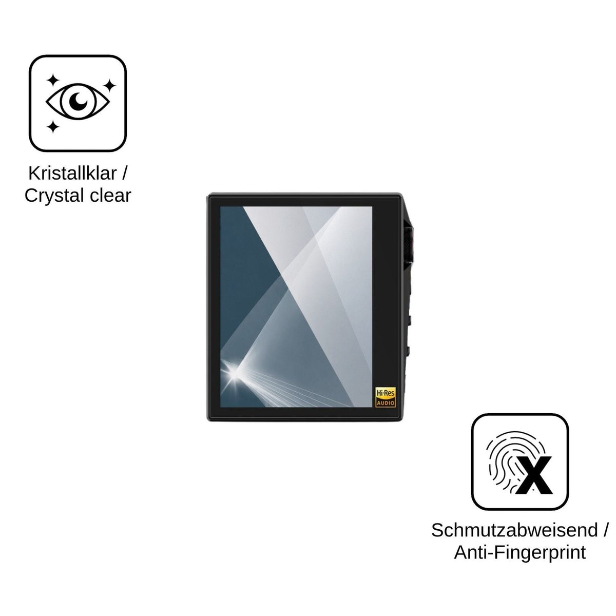 2x Screen Protector for HIDIZS AP80 Flexible Glass 9H dipos