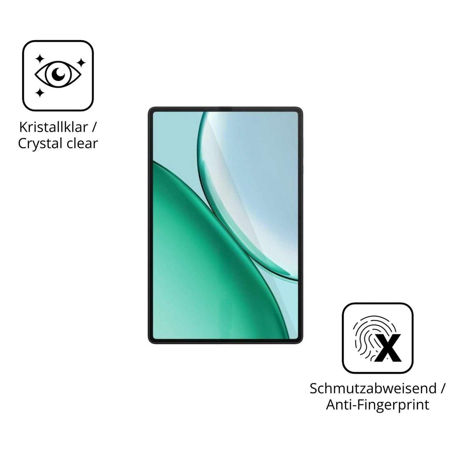 Flexible TPU-Folie passend zugeschnitten für Honor Pad X10, vollständige Abdeckung