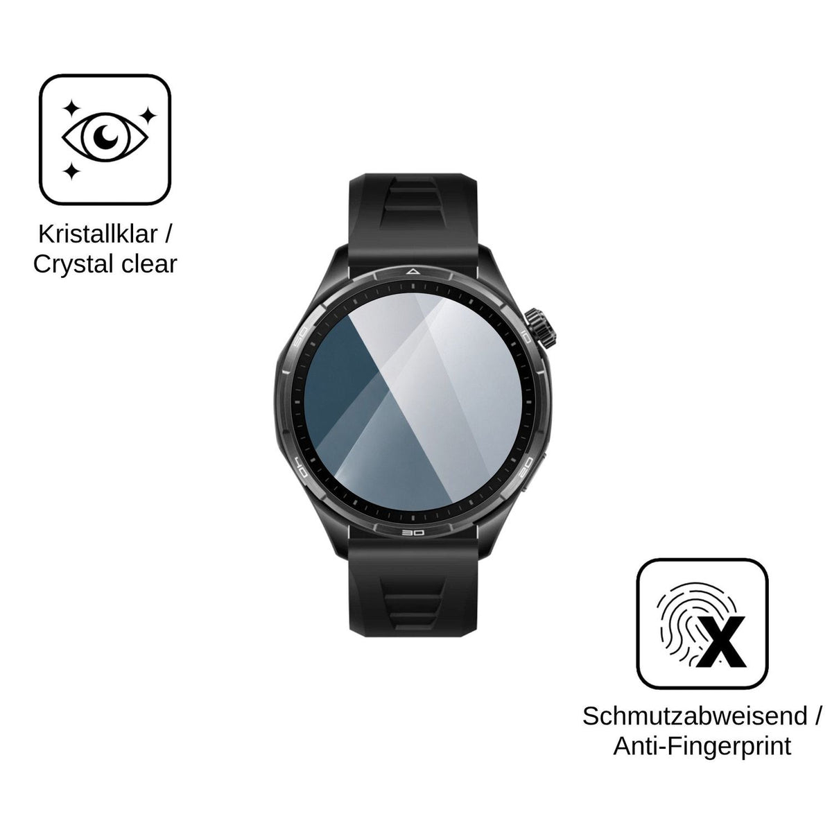 2x Screen Protector for Honor Watch 6 Pro Flexible Glass 9H dipos