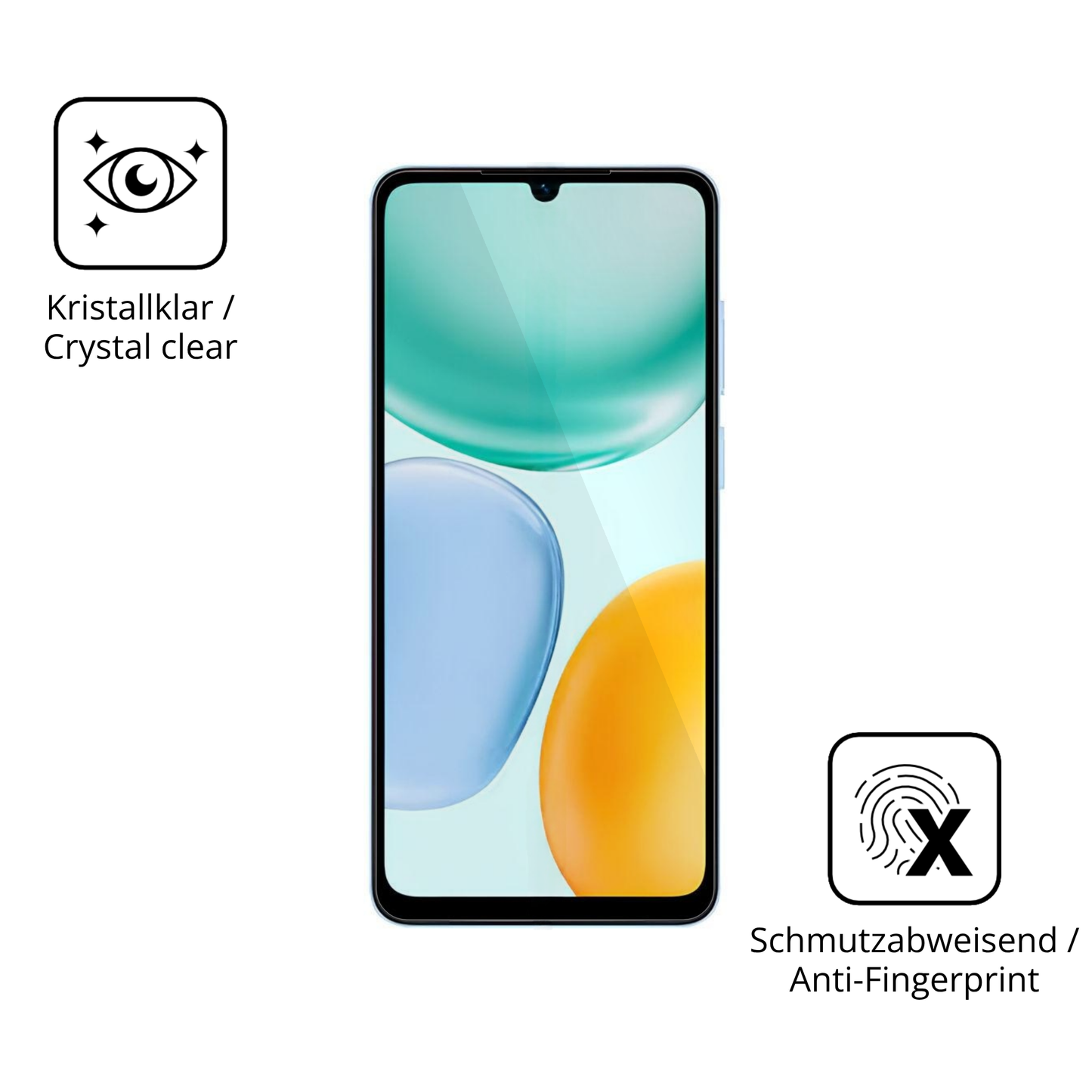 Flexible TPU-Folie passend zugeschnitten für Honor X5d, vollständige Abdeckung