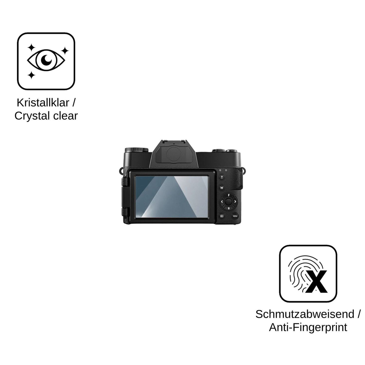 2x Screen Protector for HOOPWNE DC075 Flexible Glass 9H dipos