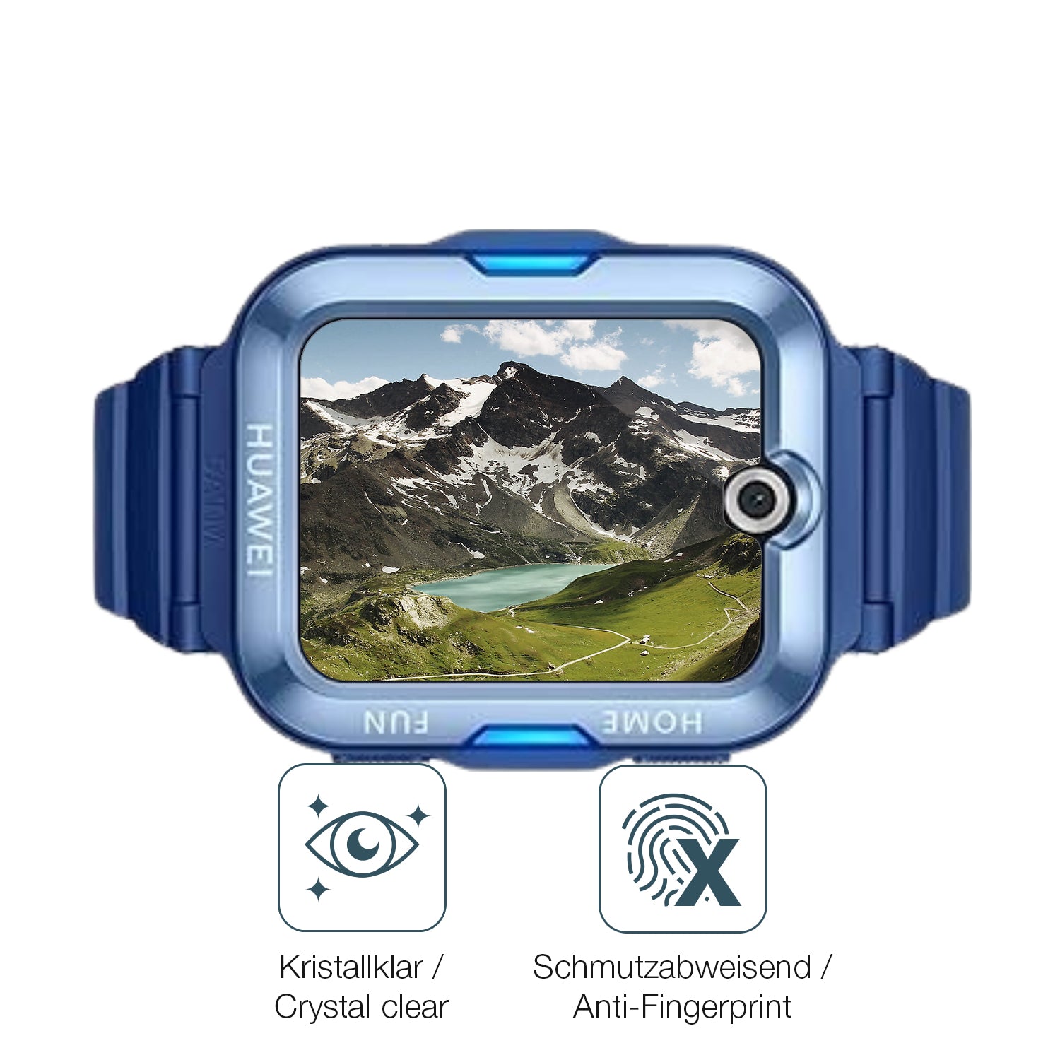 Schutz gegen Kratzer auf dem Huawei Kids Watch 5 Lite Glas durch Schlüssel oder Ähnliches