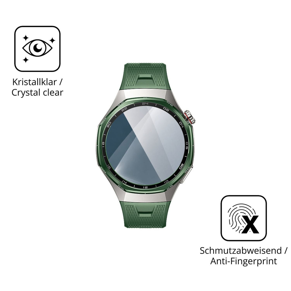 Flexible TPU-Folie passend zugeschnitten für Huawei Watch GT 7 Pro, vollständige Abdeckung
