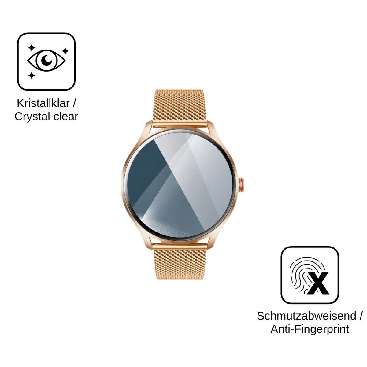 2x Screen Protector for idomars 68or Flexible Glass 9H dipos
