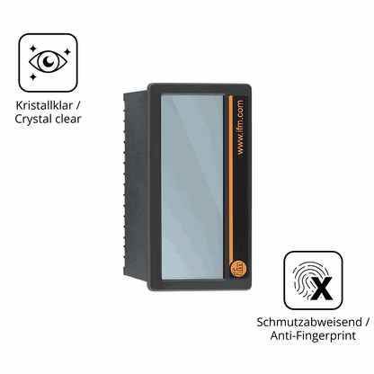 Flexible TPU-Folie passend zugeschnitten f�r ifm DX2045, vollst�ndige Abdeckung