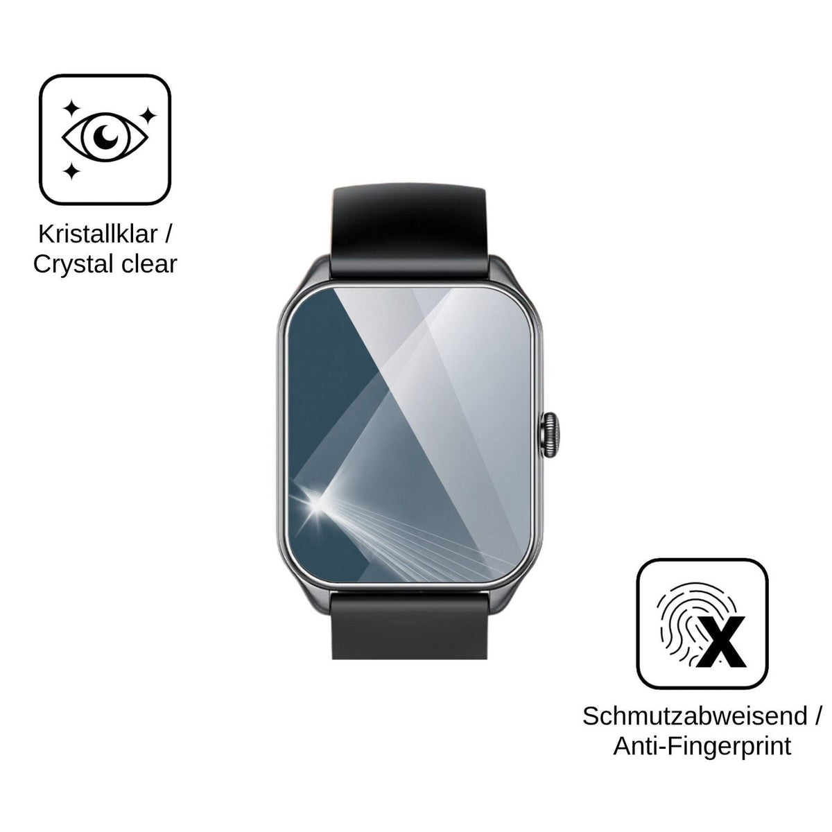2x Screen Protector for IKT JX637 Flexible Glass 9H dipos
