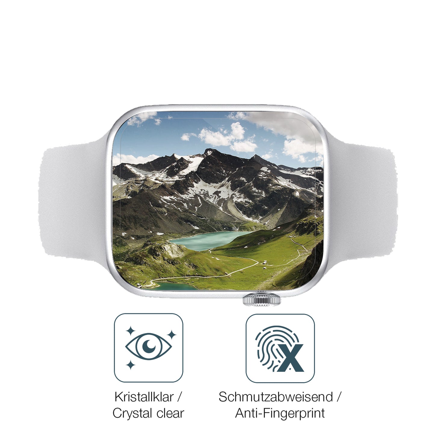 Flexible TPU-Folie passend zugeschnitten für Iwo Watch 7 Pro, vollständige Abdeckung