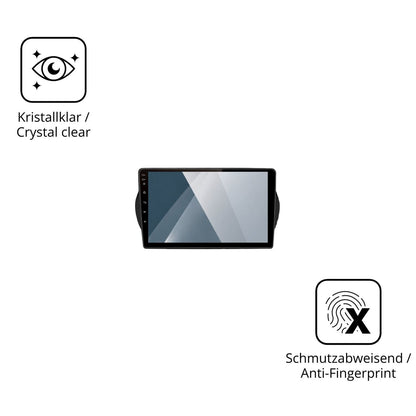 Flexible TPU-Folie passend zugeschnitten für Junsun V2 Plus 10 Zoll, vollständige Abdeckung