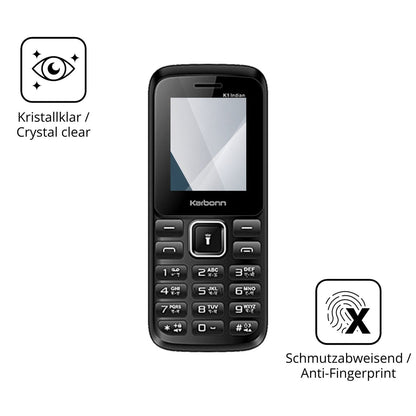 Flexible TPU-Folie passend zugeschnitten für Karbonn K1 Indian, vollständige Abdeckung