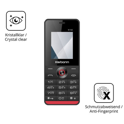 Flexible TPU-Folie passend zugeschnitten für Karbonn K142, vollständige Abdeckung