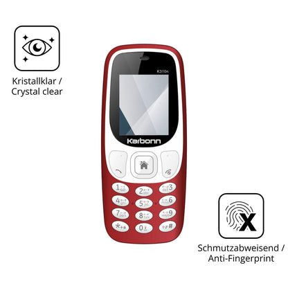 Flexible TPU-Folie passend zugeschnitten für Karbonn K310n, vollständige Abdeckung