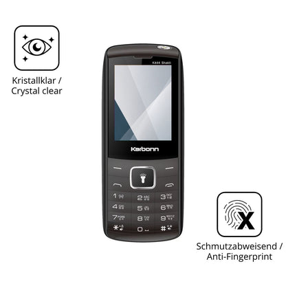 Flexible TPU-Folie passend zugeschnitten für Karbonn K444 Shakti, vollständige Abdeckung