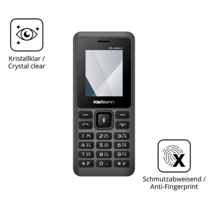 Flexible TPU-Folie passend zugeschnitten für Karbonn K5 Jumbo 2, vollständige Abdeckung