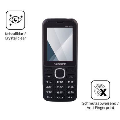 Flexible TPU-Folie passend zugeschnitten für Karbonn K595 Power, vollständige Abdeckung