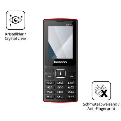 Flexible TPU-Folie passend zugeschnitten für Karbonn K99 Pro, vollständige Abdeckung