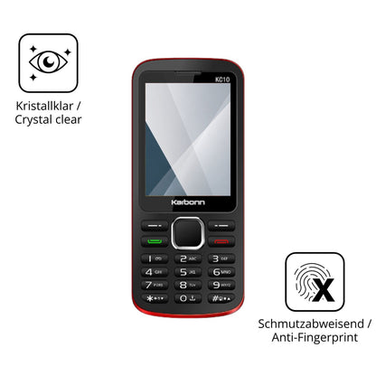 Flexible TPU-Folie passend zugeschnitten für Karbonn KC10, vollständige Abdeckung