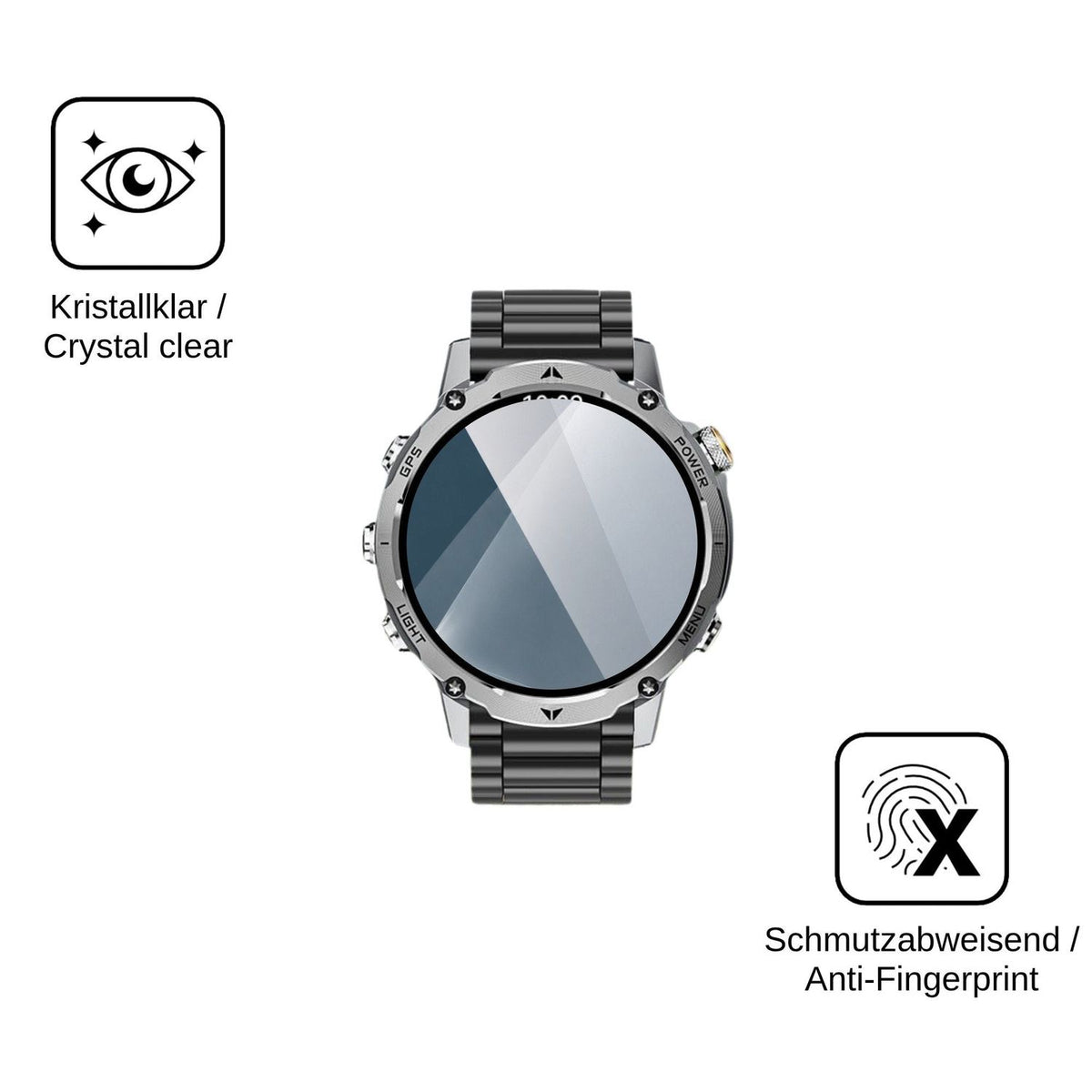 2x Screen Protector for Karchilor AK-102 Flexible Glass 9H dipos
