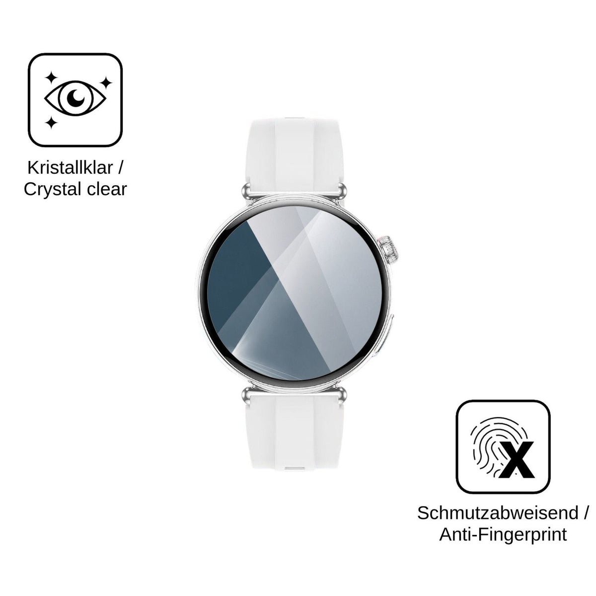 2x Screen Protector for KPEP ET491 Flexible Glass 9H dipos