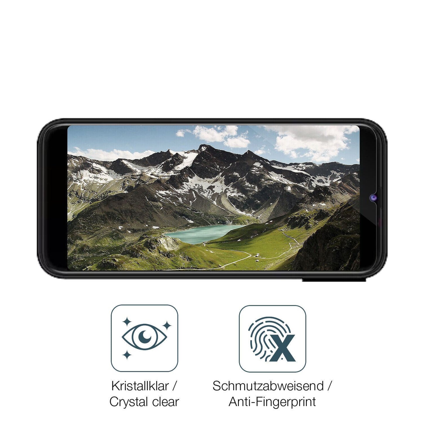Flexible TPU-Folie passend zugeschnitten für Krip K57, vollständige Abdeckung