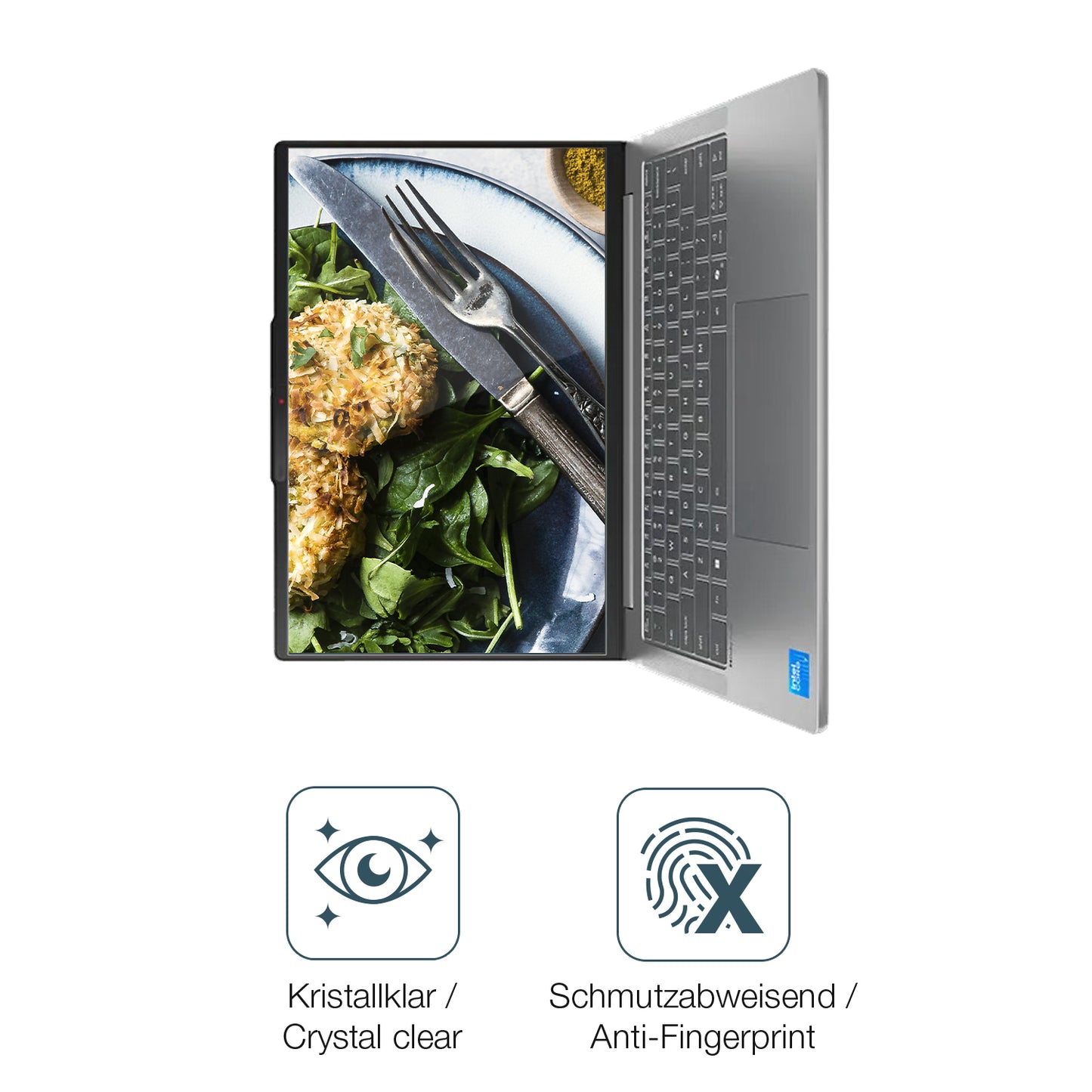 Schutz gegen Kratzer auf dem Lenovo IdeaPad Slim 5i 16 Zoll Glas durch Schlüssel oder Ähnliches