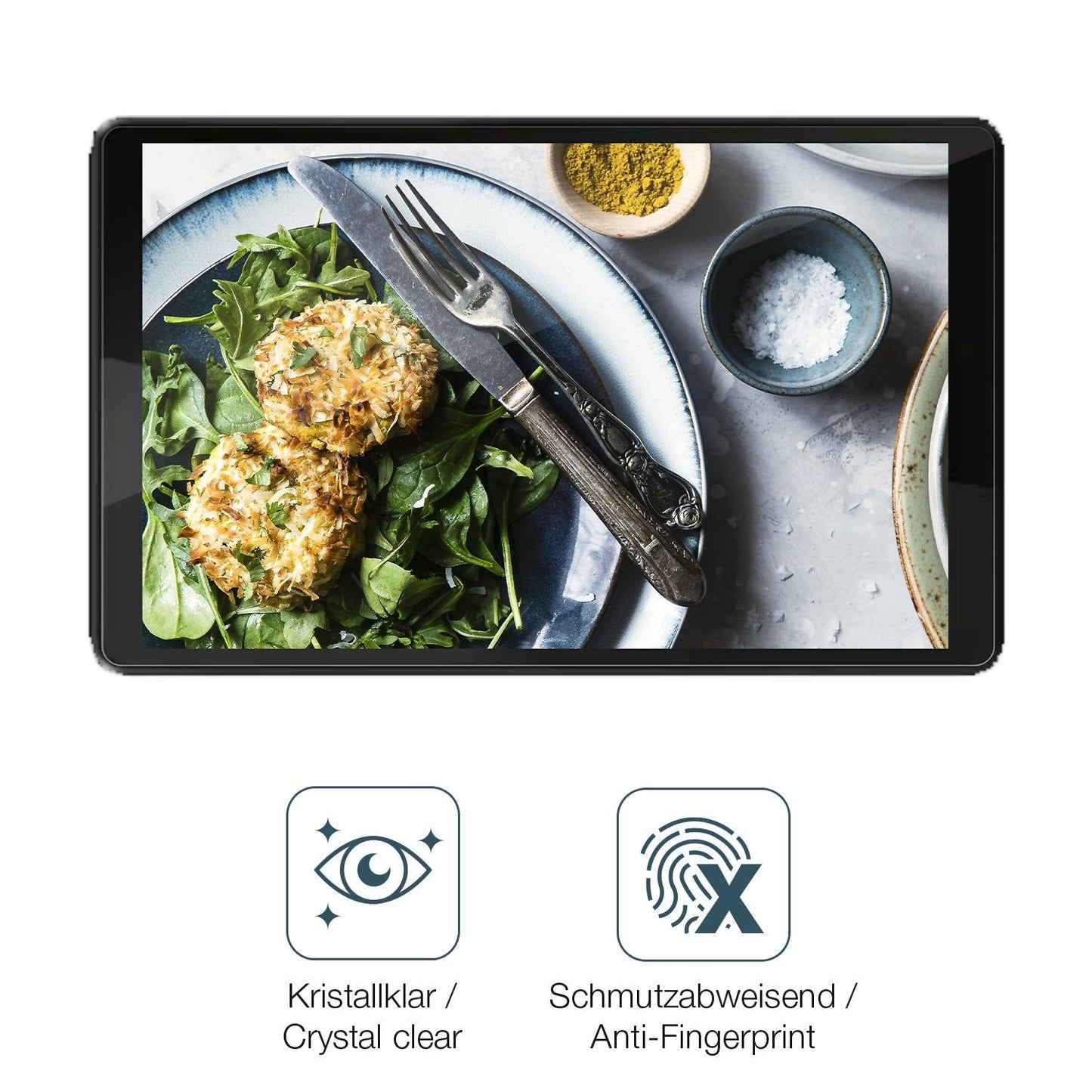 Schutz gegen Kratzer auf dem Lenovo Tab M8 Gen 3 Glas durch Schlüssel oder Ähnliches