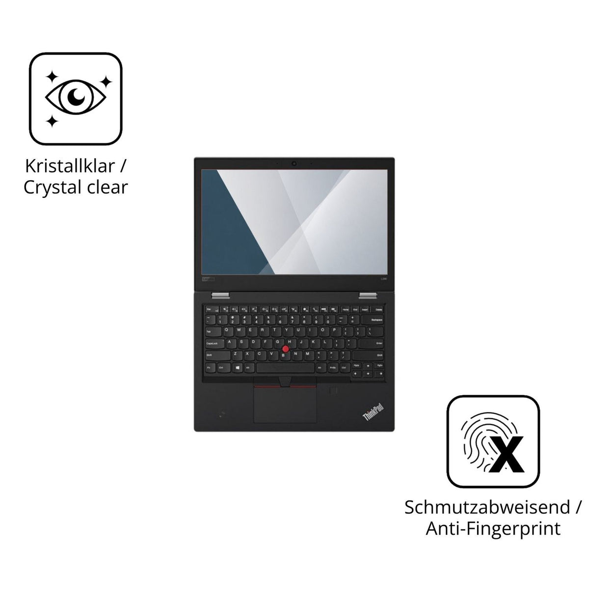Flexible TPU-Folie passend zugeschnitten für Lenovo Thinkpad L380 Yoga, vollständige Abdeckung