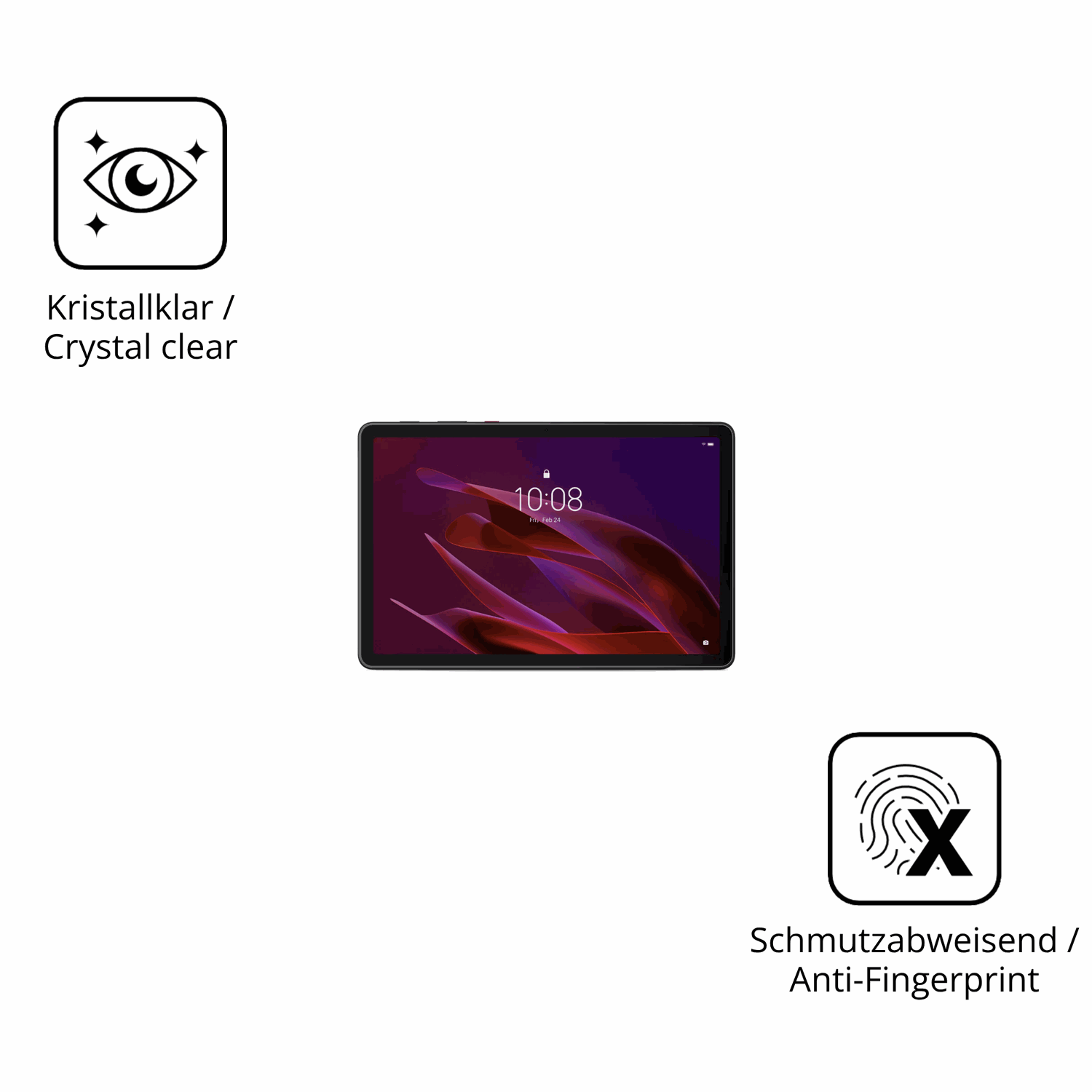 Flexible TPU-Folie passend zugeschnitten für Lenovo ThinkTab X11 Gen 1, vollständige Abdeckung