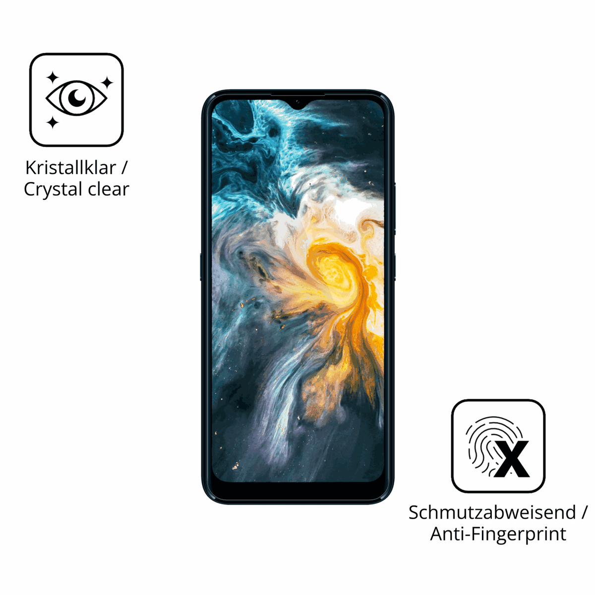 Flexible TPU-Folie passend zugeschnitten für Logicom Solar Pro, vollständige Abdeckung