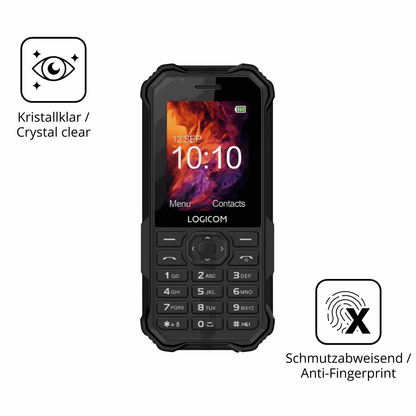 Flexible TPU-Folie passend zugeschnitten für Logicom Xtrem 40 Pro, vollständige Abdeckung