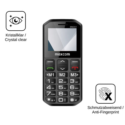 2x Screen Protector for MaxCom MM201 Flexible Glass 9H dipos