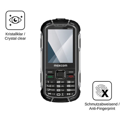 2x Screen Protector for MaxCom MM928 4G Flexible Glass 9H dipos