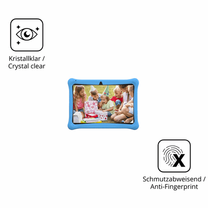 Flexible TPU-Folie passend zugeschnitten für Menghu Kids Tablet 10.1, vollständige Abdeckung