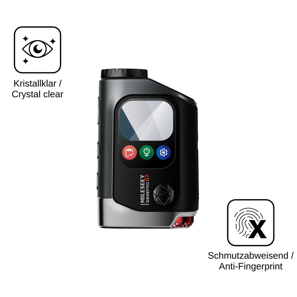 2x Screen Protector for Mileseey GenePro G1 Flexible Glass 9H dipos