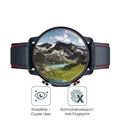 Flexible TPU-Folie passend zugeschnitten für Motsfit 1,32 Zoll Smartwatch, vollständige Abdeckung