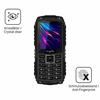 Flexible TPU-Folie passend zugeschnitten für Myria Enduro 3G, vollständige Abdeckung