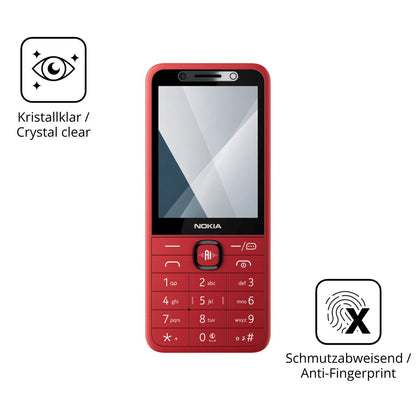Flexible TPU-Folie passend zugeschnitten für Nokia 215 4G 2nd Edition, vollständige Abdeckung