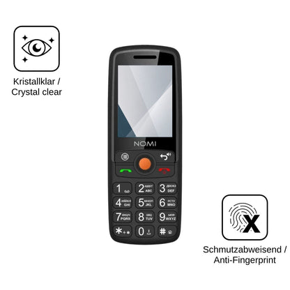 2x Screen Protector for Nomi i2440 Flexible Glass 9H dipos