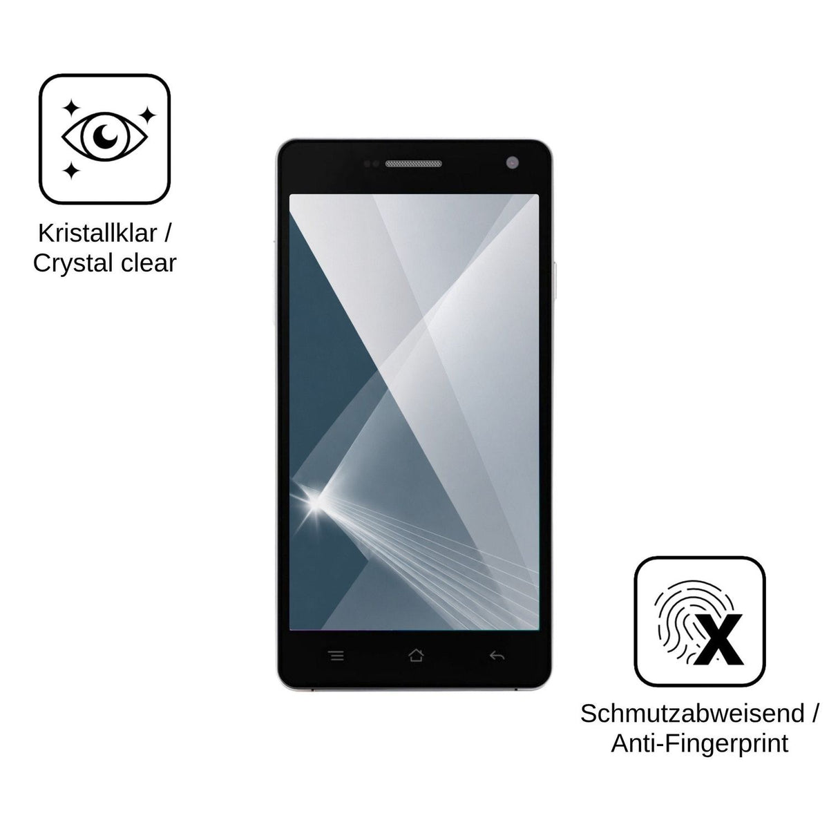 2x Screen Protector for Nomi i501 Style Flexible Glass 9H dipos