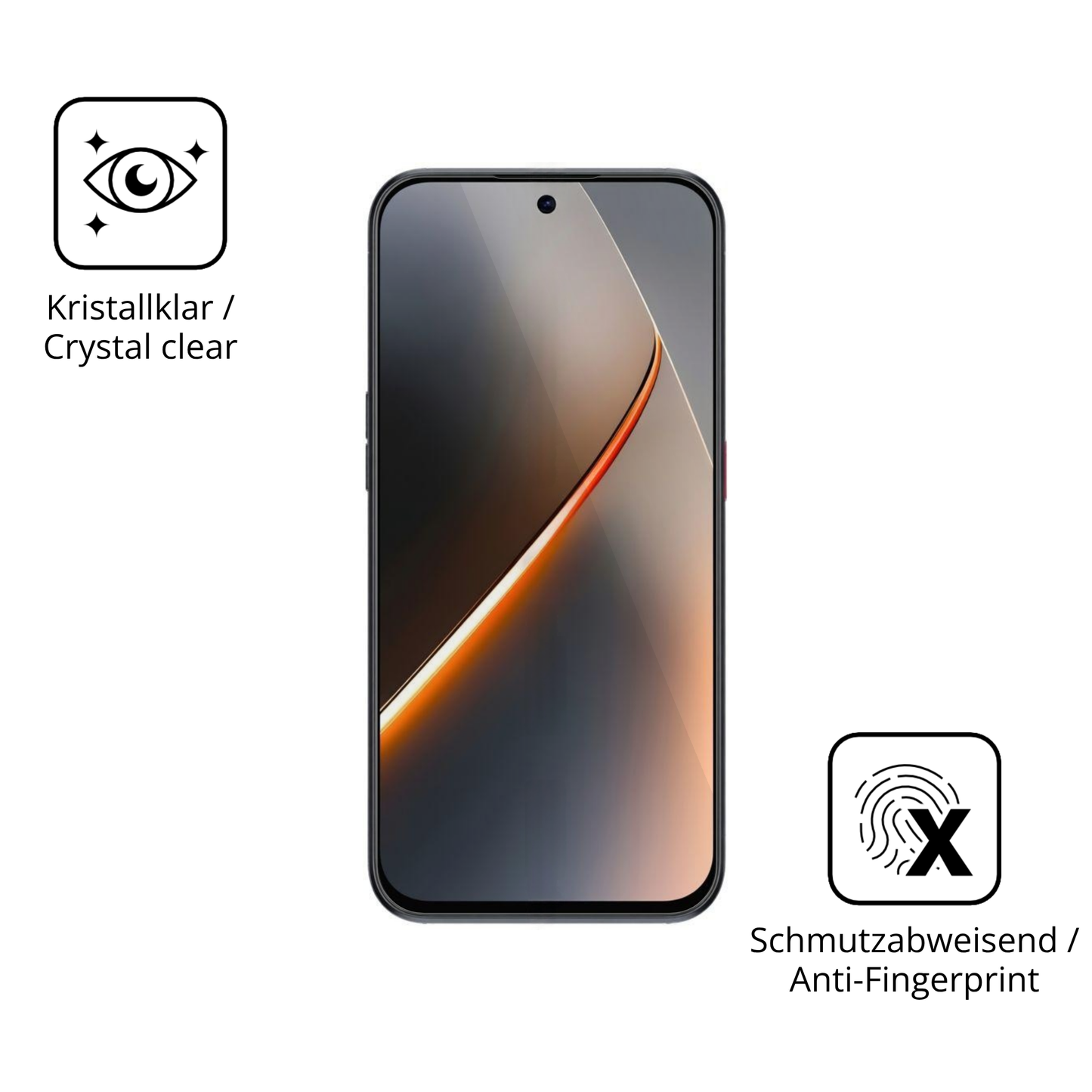 Flexible TPU-Folie passend zugeschnitten für Nubia Neo 5 5G, vollständige Abdeckung